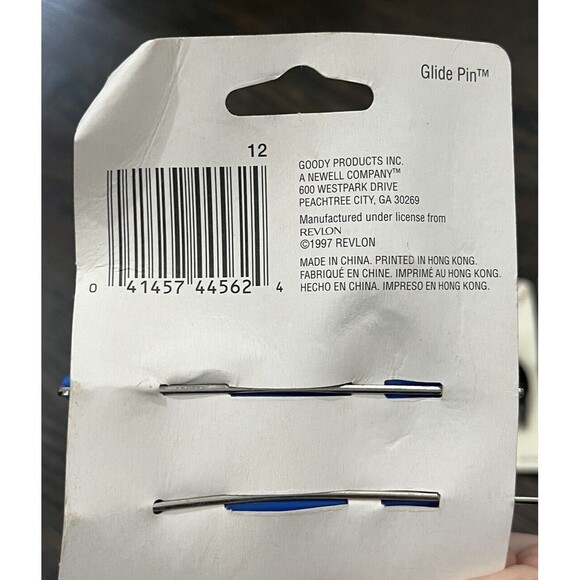 Vintage 1990s Barrettes Lot Vidal Sassoon Revlon Hair Clips Black Blue NOS - Picture 5 of 8